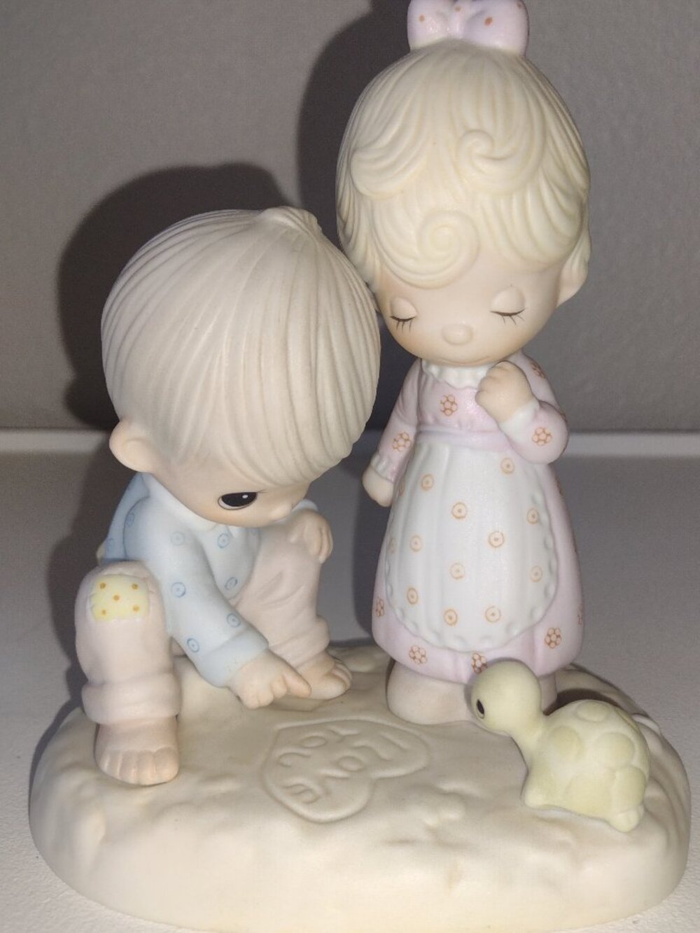 Precious Moments "Thou Art Mine" Porcelain Figurine Jonathan & David Boxed